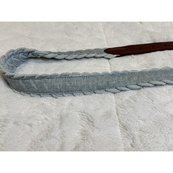 Vineyard Vines distressed braided rope belt in Granite 30 Waist - Picture 4 of 5